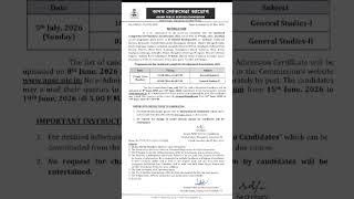 APSC CCE 2025-26 Prelims offical date announced #apsc #apsccce