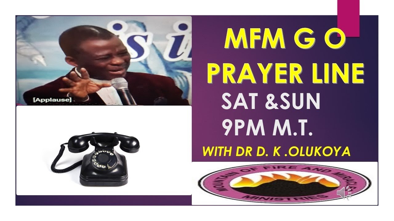 MFM GO PRAYERLINE FOR JANUARY 25, 2025