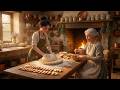 Heartwarming Village Morning: Apple Picking, Fresh Apple Pie & Wood Crafting | Calming Piano Music
