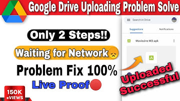 Google Drive Waiting for Network | Problem Solve | Files not Uploading in Google Drive | Troop Tech