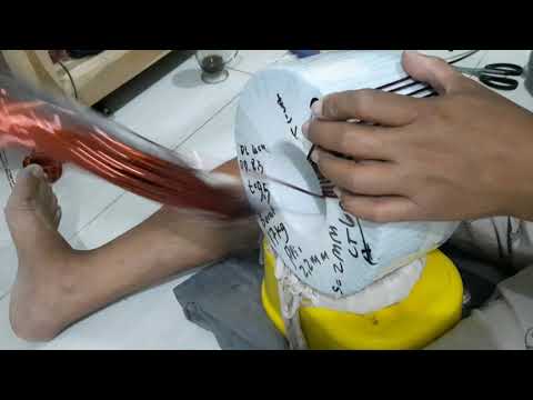 membuat trafo toroid 5kva ct60v 120v untuk power class h || gulung primer, ukuran kawat, ukuran kern
