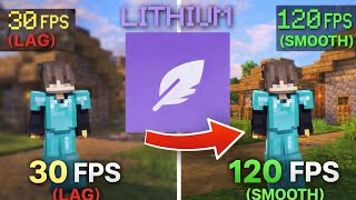 Lithium Client Boost Fps Mcpe 1.21+ For Low End Device🔥🔥🚀