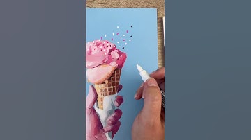 Day 2 of discovering gouache paint #shorts