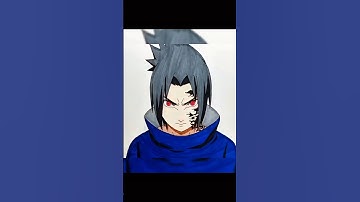 Sasuke Uchiha Speed Drawing | Easy How to Draw Sasuke | Anime Art Tutorial #sasuke #drawing #art