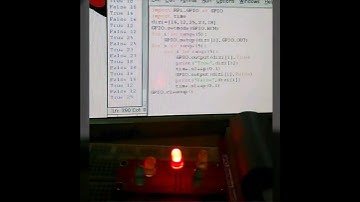 Raspberry Pi 2 Sıralı Led Yakmak  Python v3