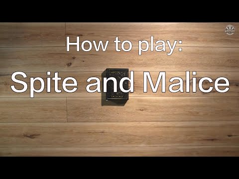 How to Play Spite and Malice