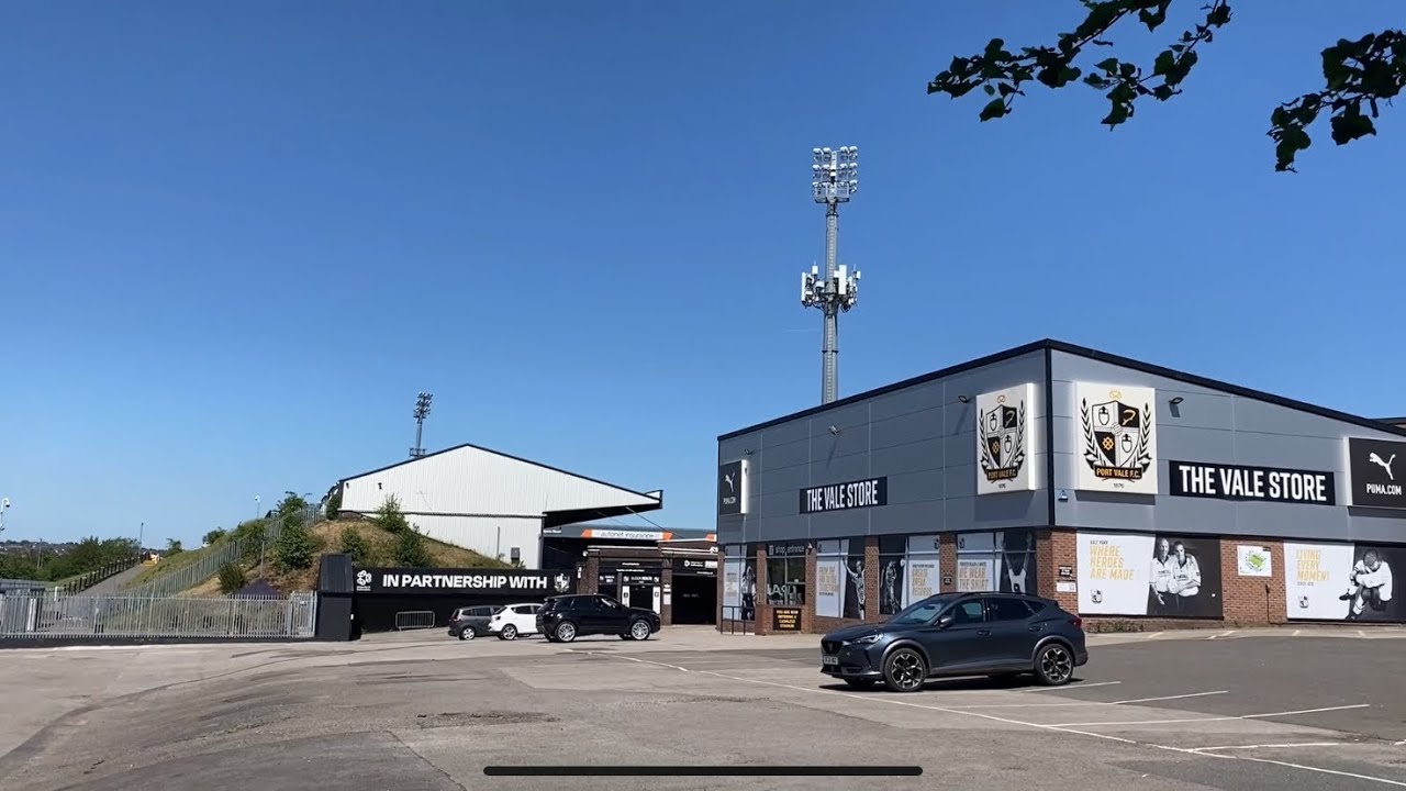 PORT VALE FC - JOHN RUDGE STATUE - A LOOK AROUND VALE PARK