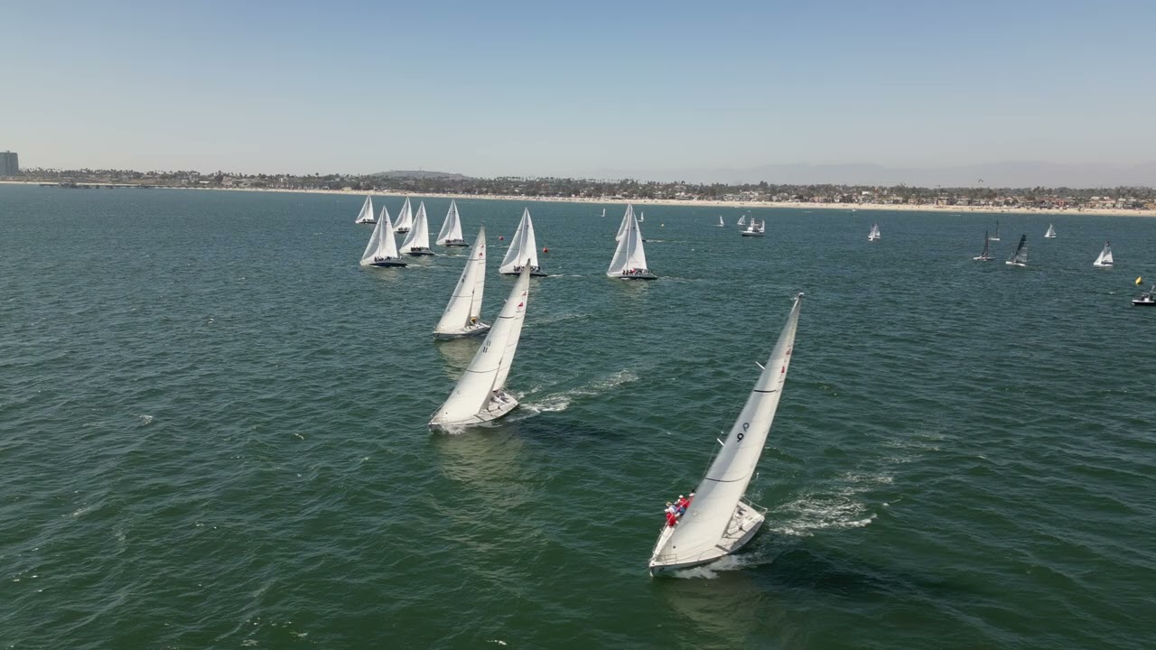 2024 LBRW   Day 2 Saturday   Catalina 37   Race 5 start