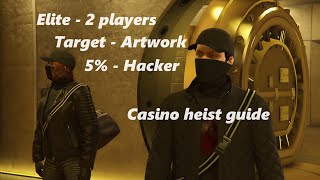 Best silent and sneaky approach | the casino heist gta 5 online | Casino diamond heist gta 5