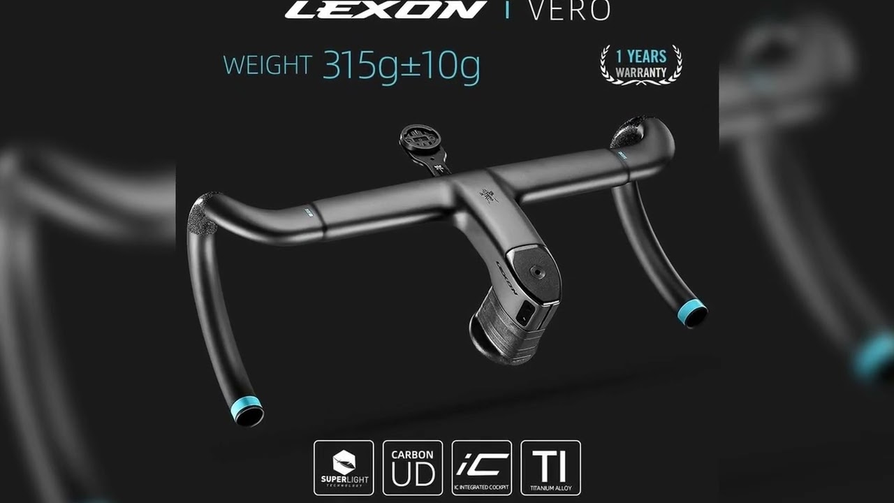 A must-have product! LEXON 2024 VERO Integrated Carbon Road Handlebars Full Inner Cable Super Ligh