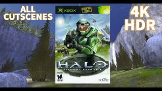 Halo Combat Evolved (Old/Classic) - All Cutscenes (4K HDR)