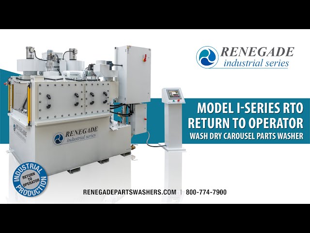 Renegade I-Series Production Cleaning Solutions Renegade I-Series Production Cleaning Solutions