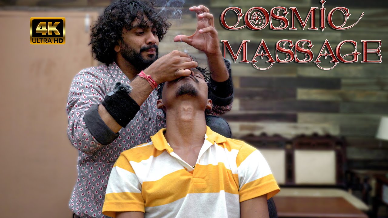 Master Cracker Enjoying Cosmic Massage from Baba Sen Junior | Indian Massage