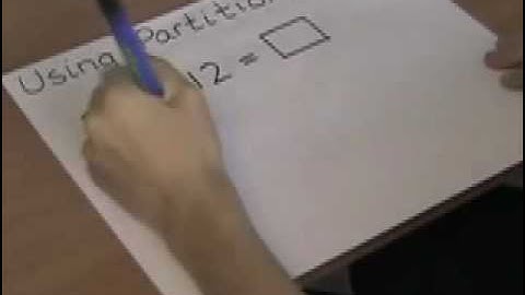 Year 2 subtraction partition