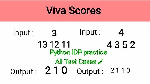 Viva Scores|Python IDP Solutions Telugu|Nxtwave CCBP|Python Problems|Greater Count |Raj Python Tech