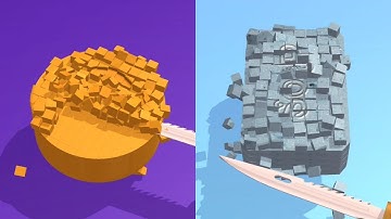 Very satisfying and relaxing ASMR slicing game | part 213