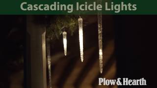 Cascading Icicle String Lights SKU# 65A82 - Plow & Hearth