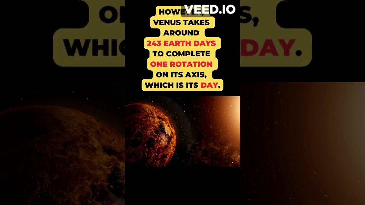 How LONG Is A Day On VENUS?  