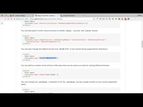 EmberScreencasts 183 - ember-pikaday-2.x