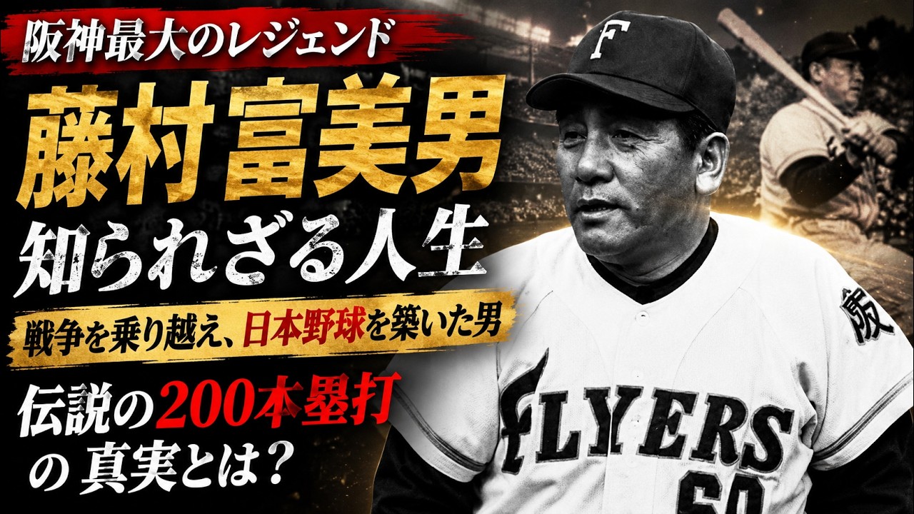 阪神史上最大のレジェンド：藤村富美男はなぜ「初代ミスター
