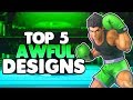 Top 5 Awfully Designed Characters | Super Smash Bros. Ultimate