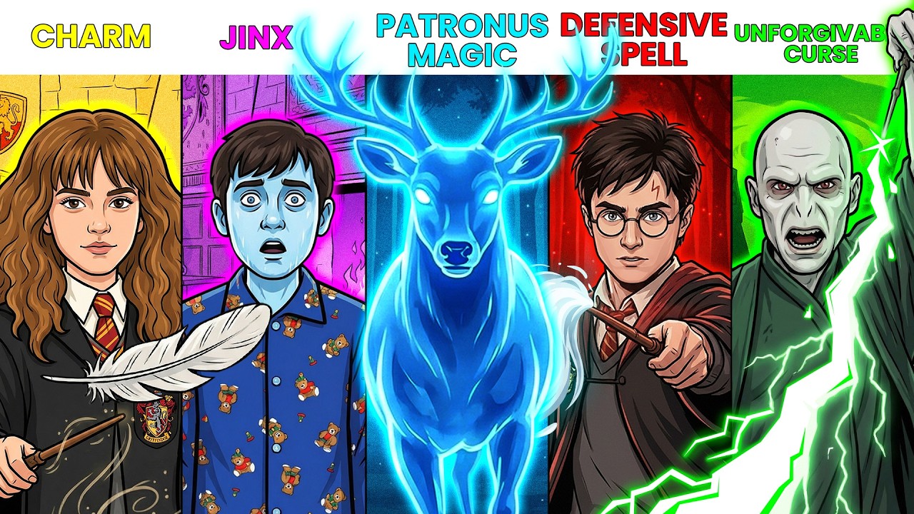All 14 OFFICIAL Spell Types in Harry Potter EXPLAINED in Detail