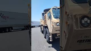 TRUCKSTOP CHAOS @ Flying J with a MILITARY CONOY in MIRA LOMA, CA