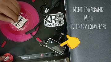 Numark PT01 Scratch on Powerbank 