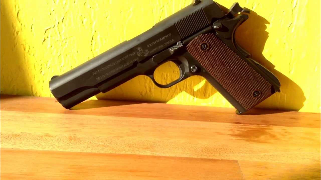 How to adjust the Hopup on a 1911 Airsoft Pistol YouTube