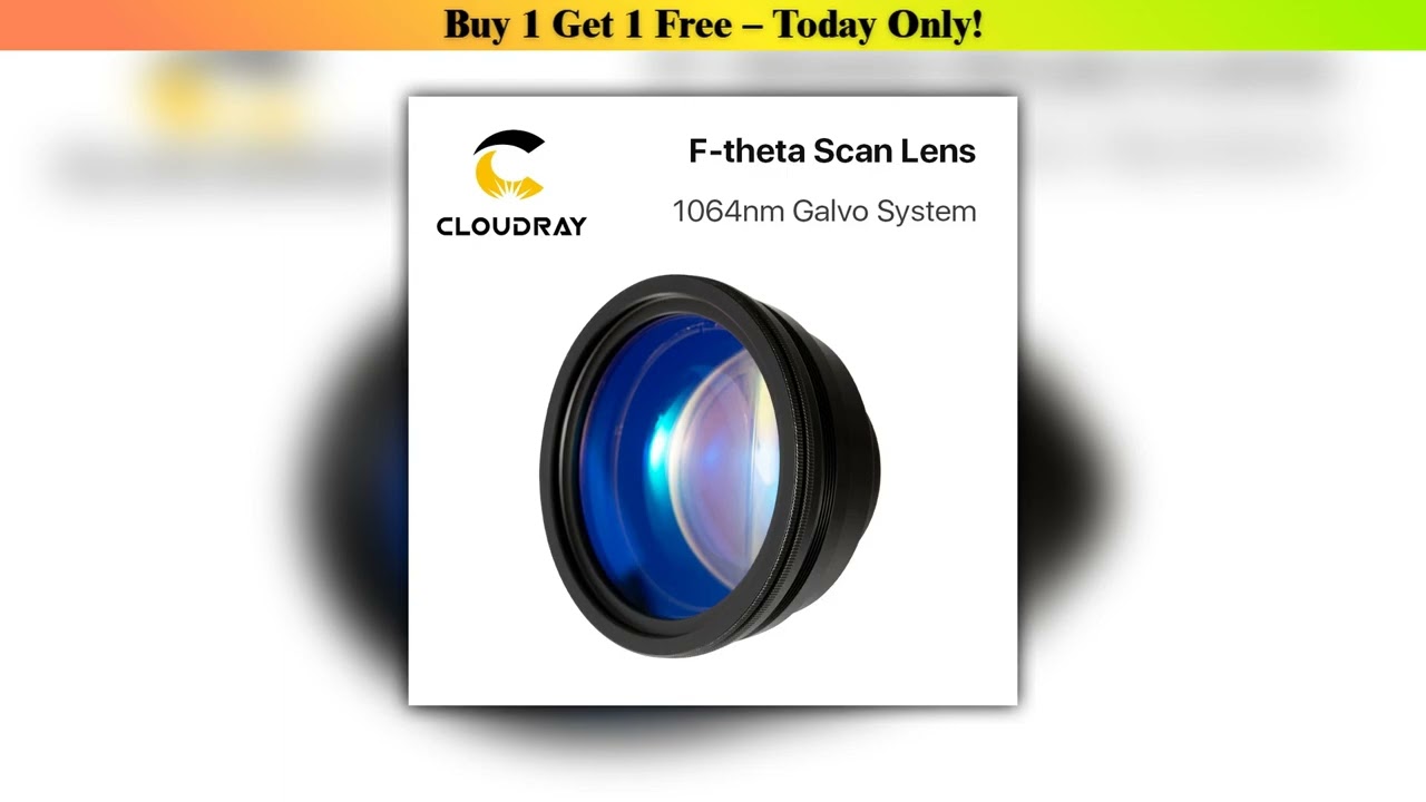 Get F-theta Scan Lens Field Lens 1064nm 50x50 - 300x300 F63-420mm for 1064nm YAG Optical Fiber Lase