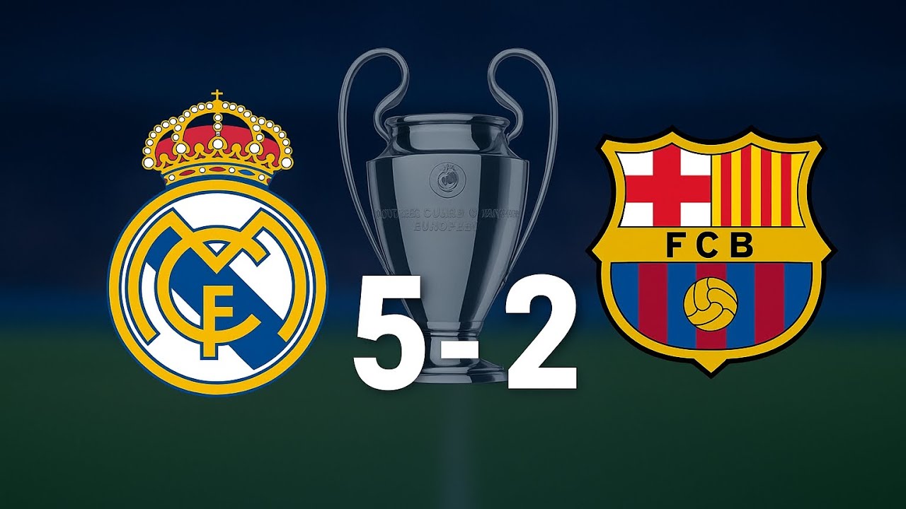 Football Simulator real Madrid destroy Barcelona 5-2 im win 900 points!!! Lv hard