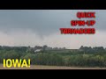 IOWA: Quick tornadoes, large hail and photogenic supercells (May 13, 2023)