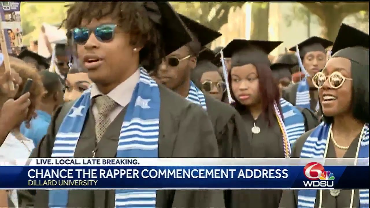 Chance the Rapper delivers Dillard University commencement address