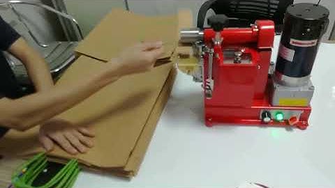 مكينة لتصنيع الحقائب الورقيه Manual paper bag handle gluing machine +8618922152688