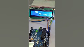 lcd display using arduino
