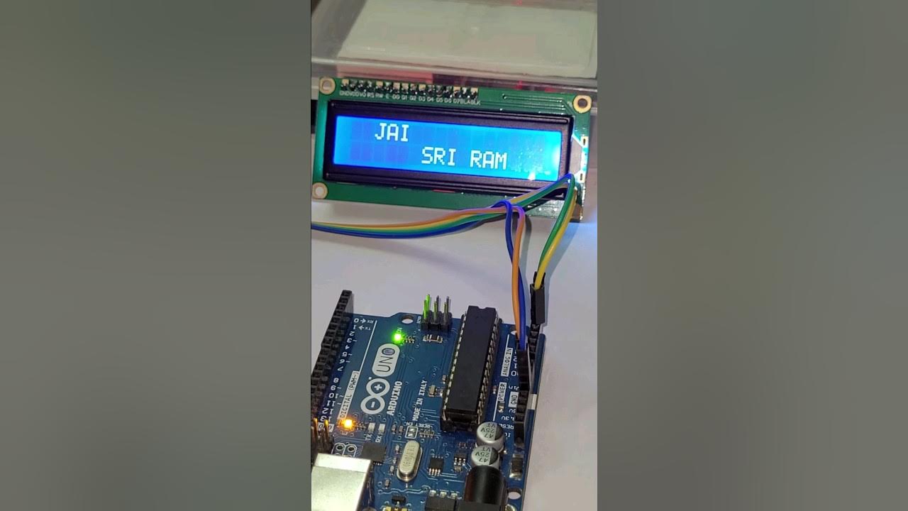lcd display using arduino - YouTube