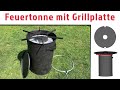 Feuertonne mit Grillplatte