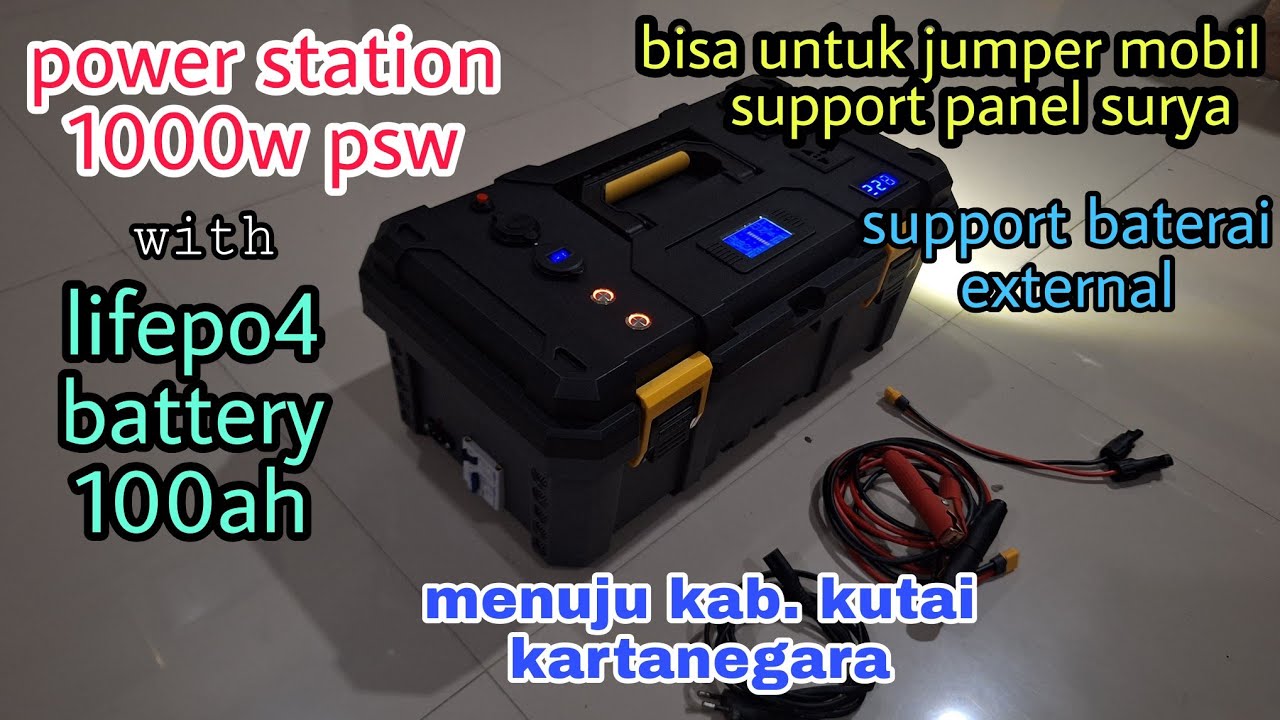 Panel Psw Power station 1000w psw support panel bisa untuk jumper mobil sudah ...