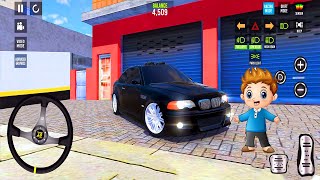 3D - New Blue BMW Car Parking - 3D Multiplayer Android Game Car Parking screenshot 1