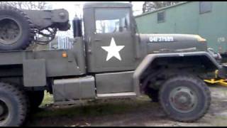 REO m62 wrecker towing  Hanomag 44c