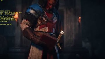 AC Unity - GTX 970 - i7 920 - 6GB - 1440p Gameplay