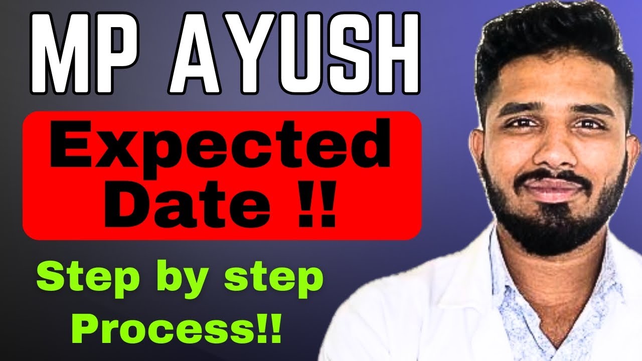 MP Ayush counselling 2024 Date | Step by Step Complete Process 🔥 | For ...