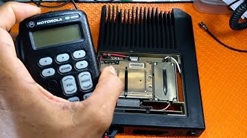 MOTOROLA  ASTRO SPECTRA W3 Control Head กดคีย์ PTT แล้วเครื่องปิด กดPTTเครื่องเปิด