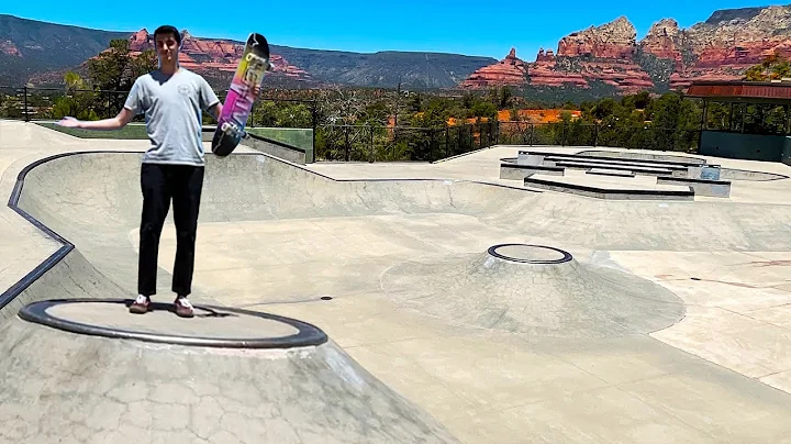 Skating The World's Most Beautiful Skatepark