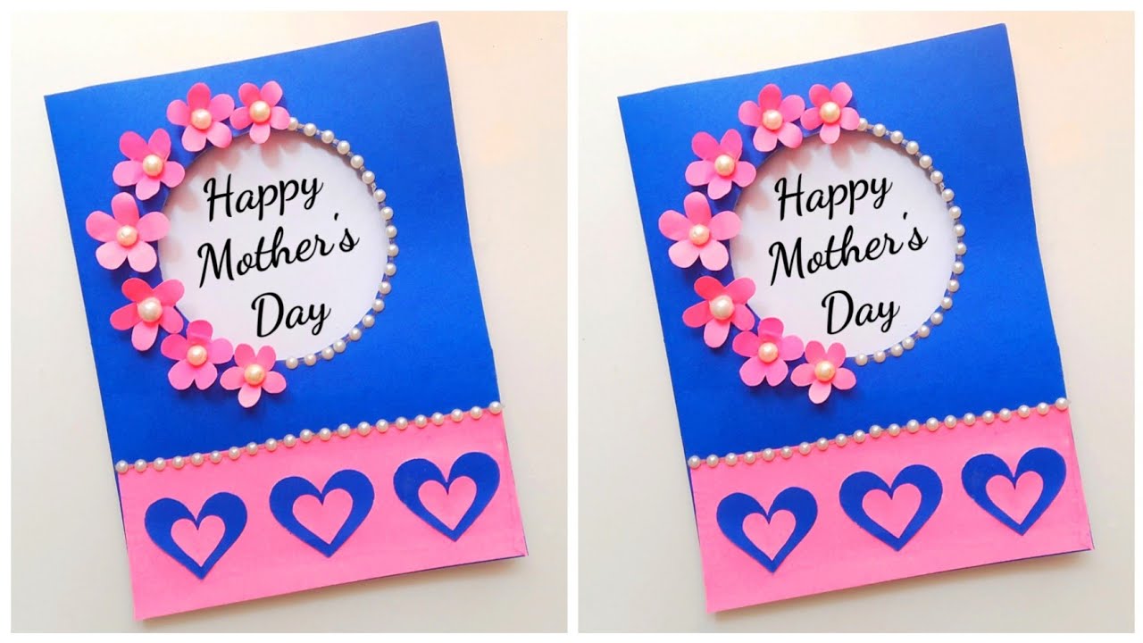 how to make mothers day greeting card • mothers day card making 2021 ...