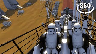 🔴Vr 360 Star Wars - Stormtrooper Roller Coaster For Virtual Reality