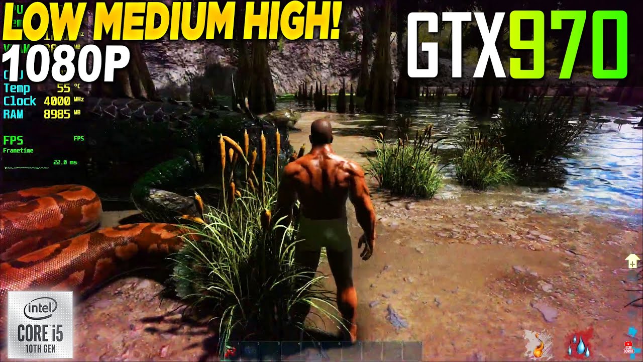 ARK Survival Evolved GTX 970 - 1080p Low, Medium, High, - YouTube