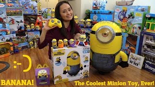 King Bob The Minion Action Figure, Happy Meal Minion And Stuart Rc Inflatable Unboxing