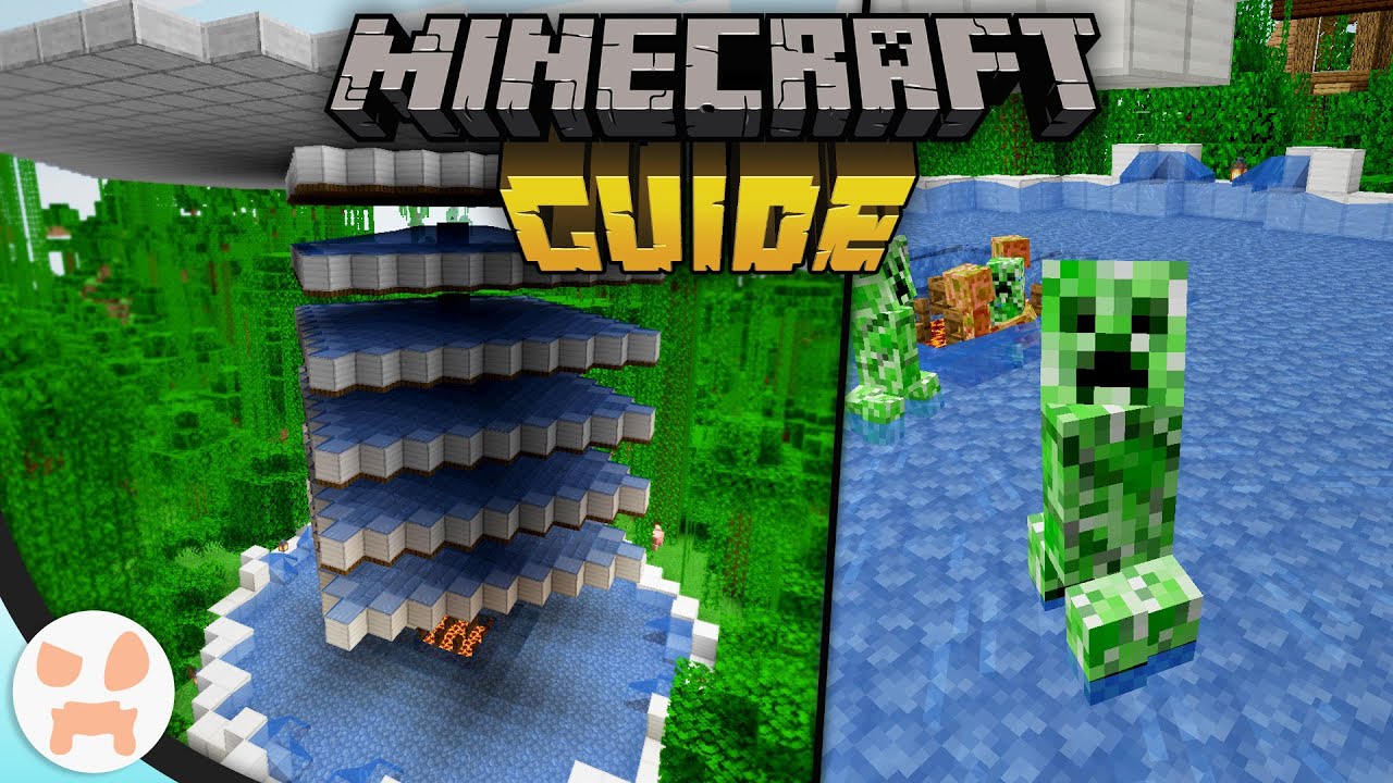 CREEPER FARM!  The Minecraft Guide - Tutorial Lets Play (Ep. 9)