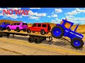 Flatbed Truck Mcqueen | Transportation with Truck - Pothole vs Car #43 - BeamNG.Drive – Unexpected